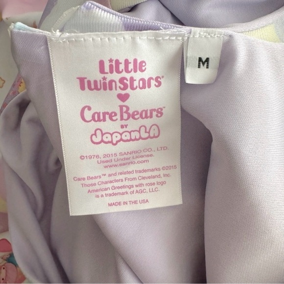 Japan LA Little Twin Stars x CareBears rainbow dress size medium - Picture 5 of 5